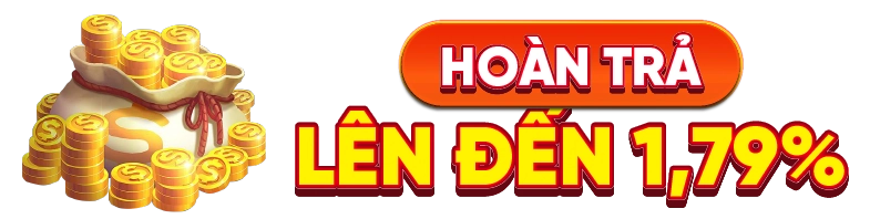 Hoàn trả lên đến 1,79%